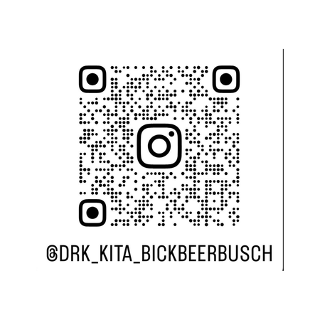 QR-Code zum Instagram Auftritt des DRK Kindergartens Bickbeerbusch